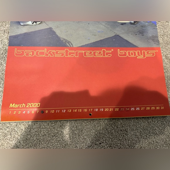 VINTAGE Backstreet Boys Millennium 2000 Calendar - Picture 11 of 13